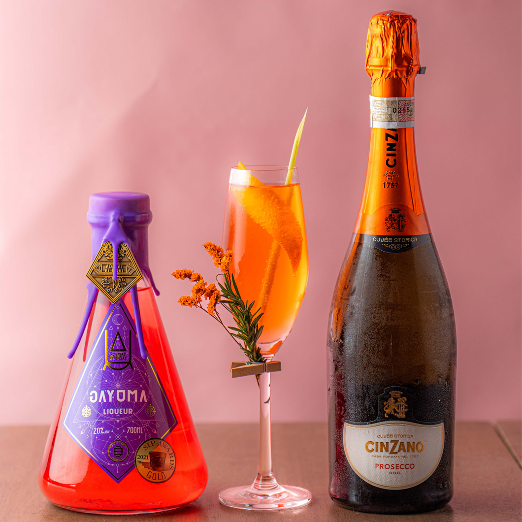 Gayuma Spritz (Gayuma Liqueur x Cinzano Prosecco)