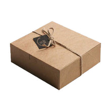 Load image into Gallery viewer, Brown gift box with string tie
